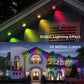 Guirlande Lumineuse LED Étanche 200 pieds – Éclairage RGB pour Décoration Extérieure